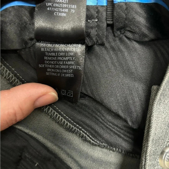 Haggar Gray Men’s Dress Pants 36x29 Polyester Blend - Picture 8 of 14